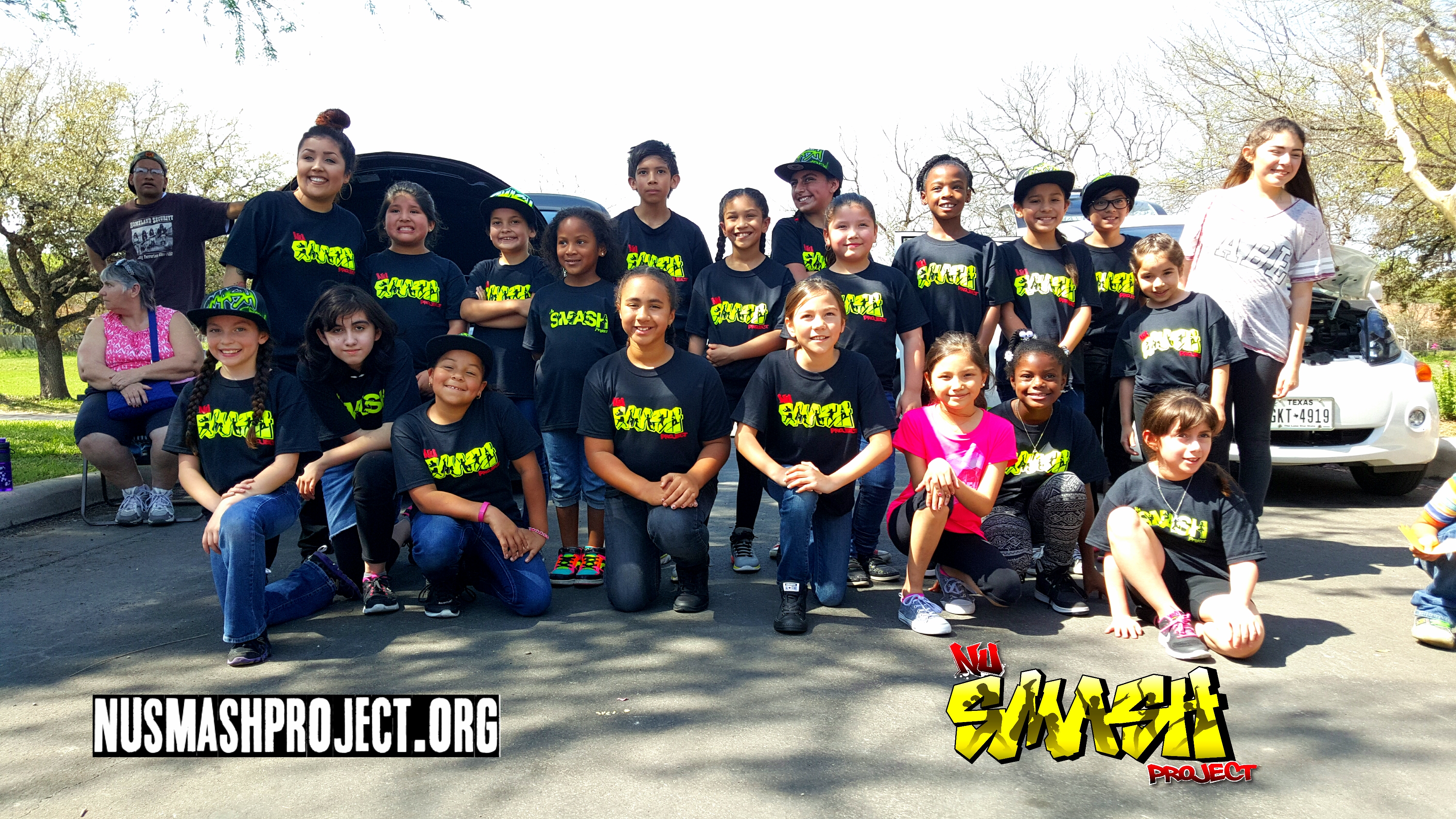 Project SMASH dancers serving the community