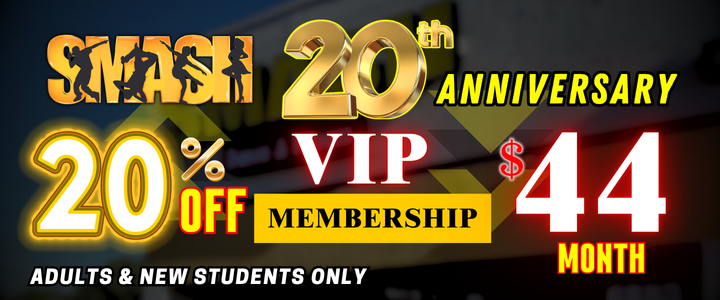 Twenty percent off VIP membership for forty-four dollars per month