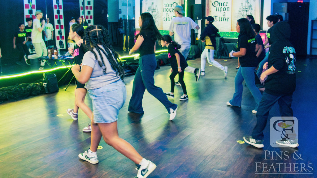 Kids dancing in class