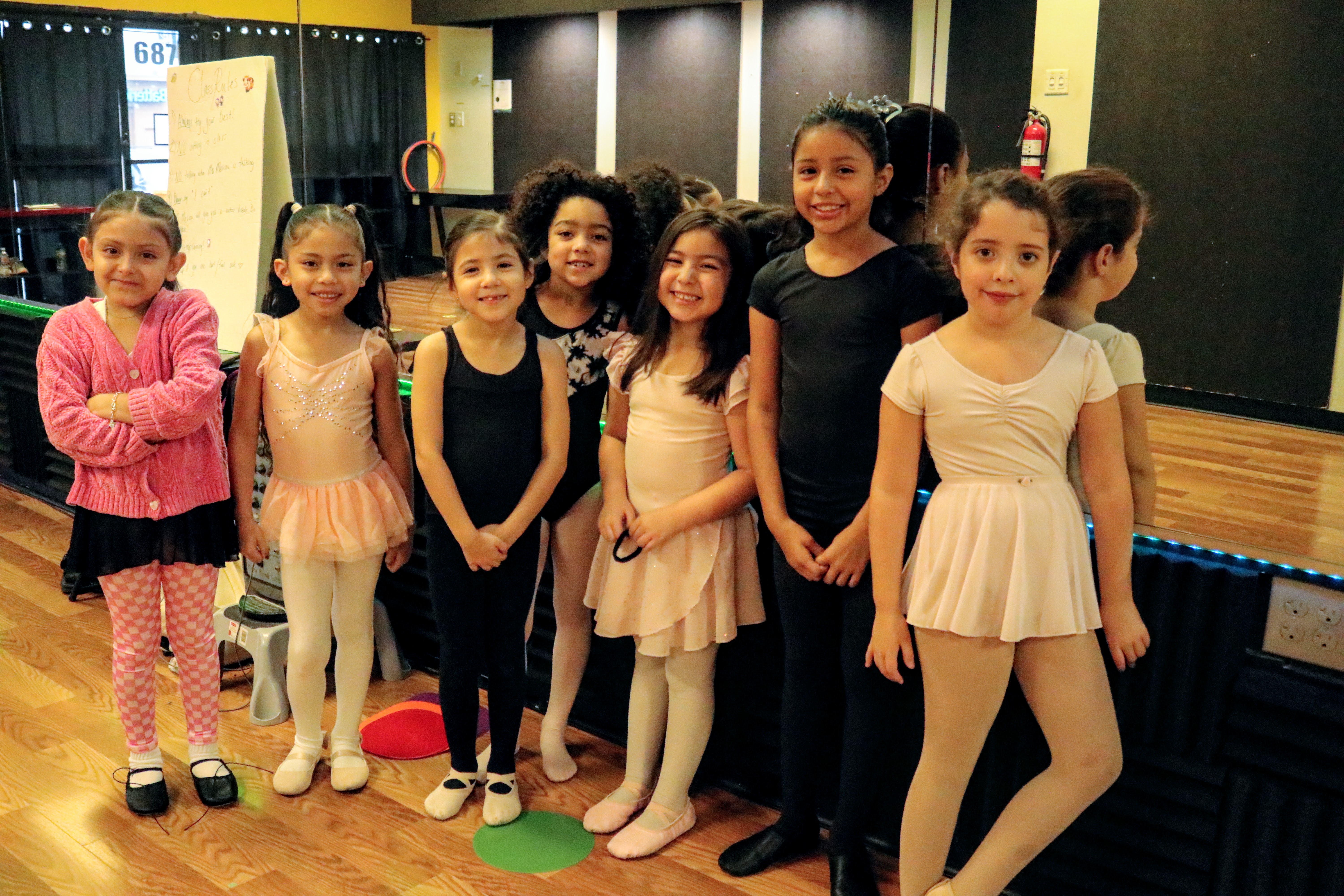 Young dancers at SMASH Dance Studio