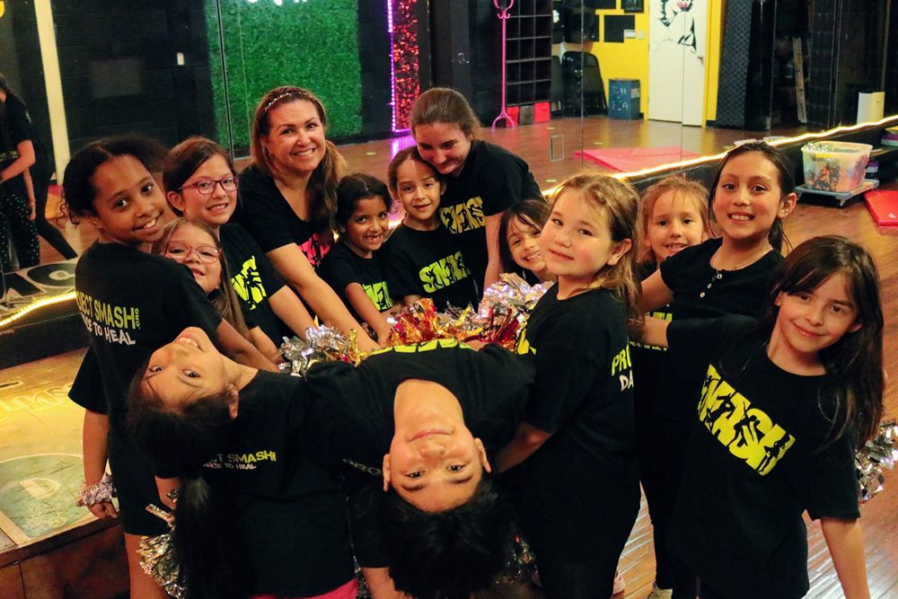 Kids dancing at SMASH Dance Studio