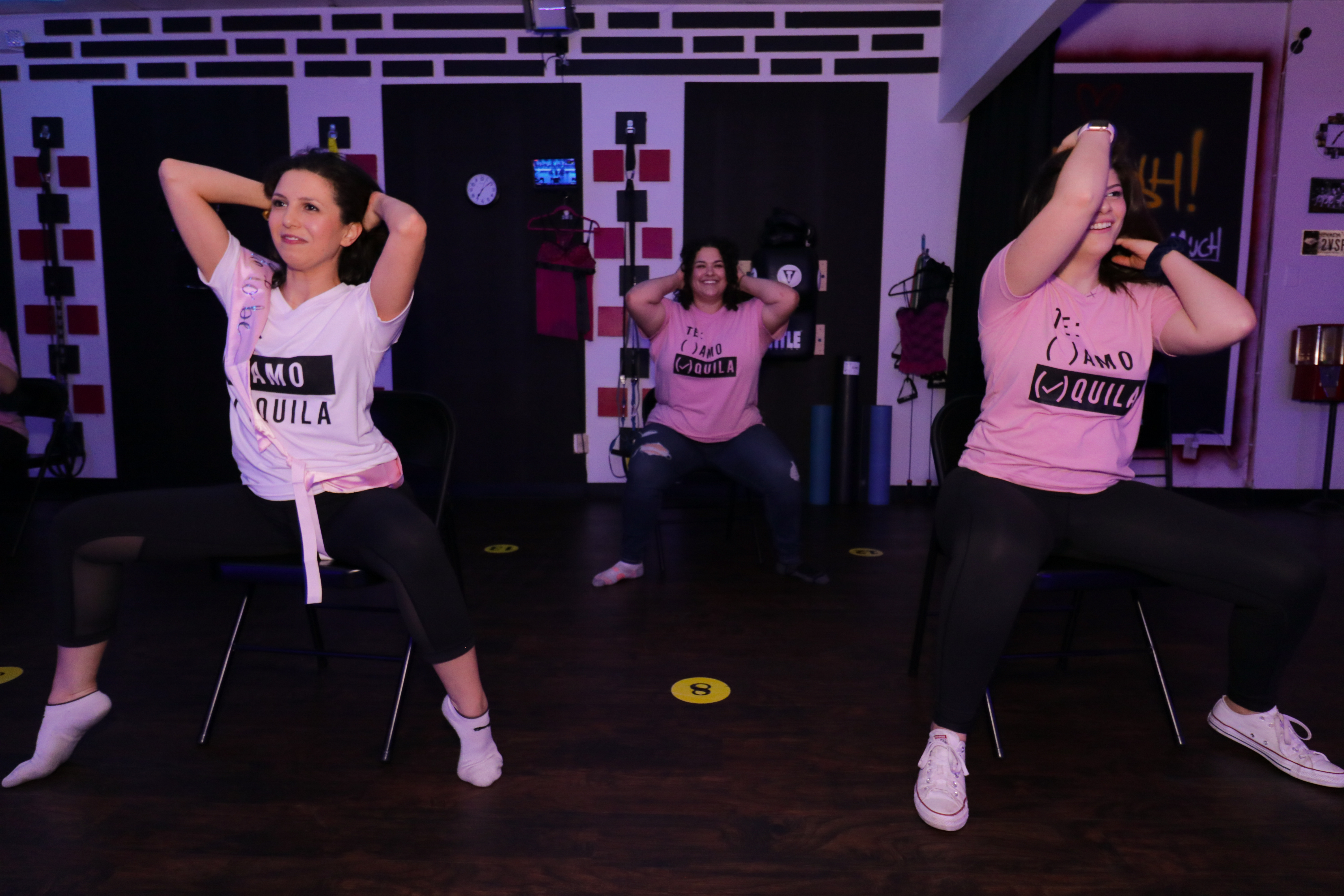 Guests dancing together at a SMASH Dance party