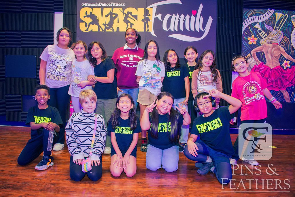 Project SMASH youth group in the studio